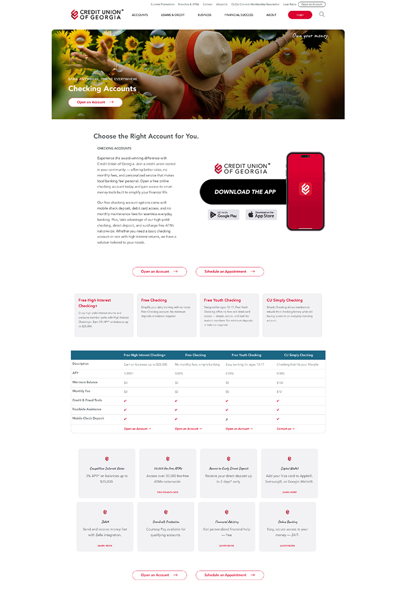 Checking hub redesign preview
