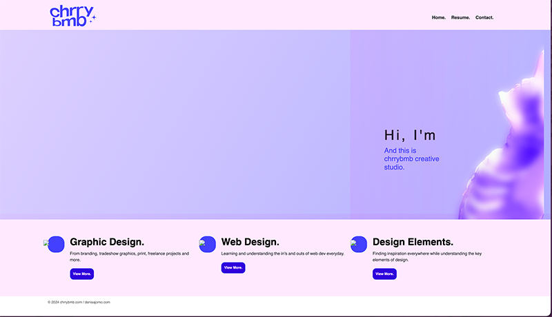 Early homepage scaffold: rough blocks, first layout pass, tokens coming online
