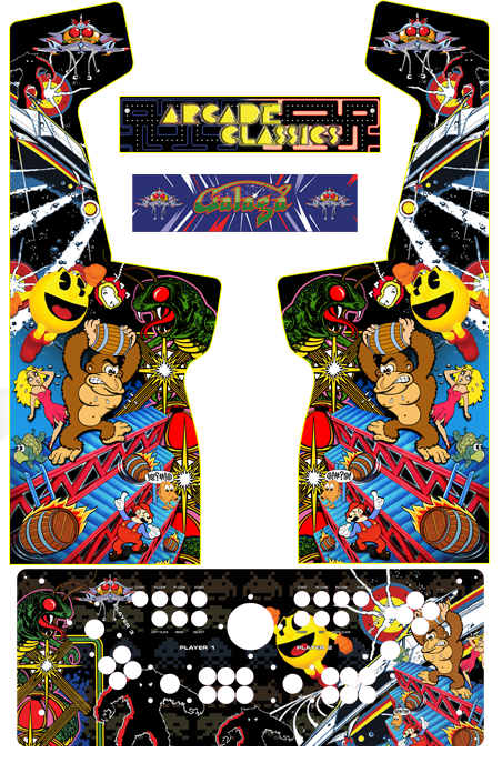 Custom arcade cabinet artwork