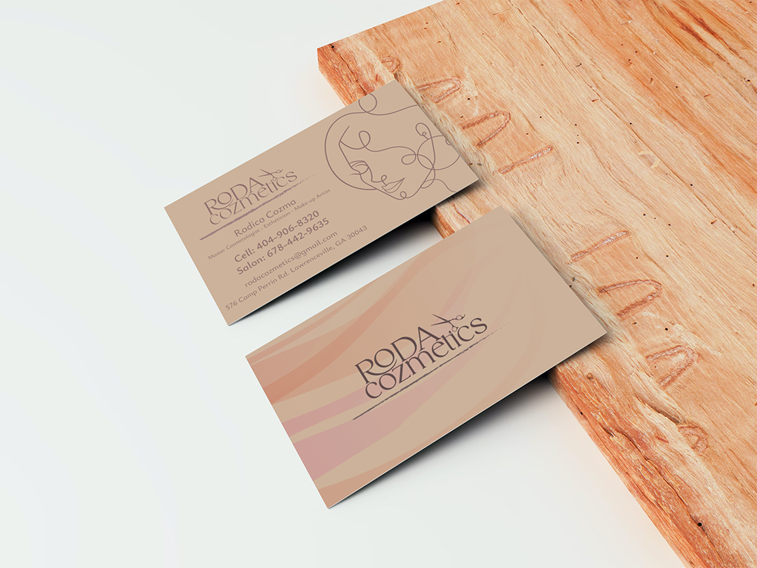 Roda Cosmetics brand identity