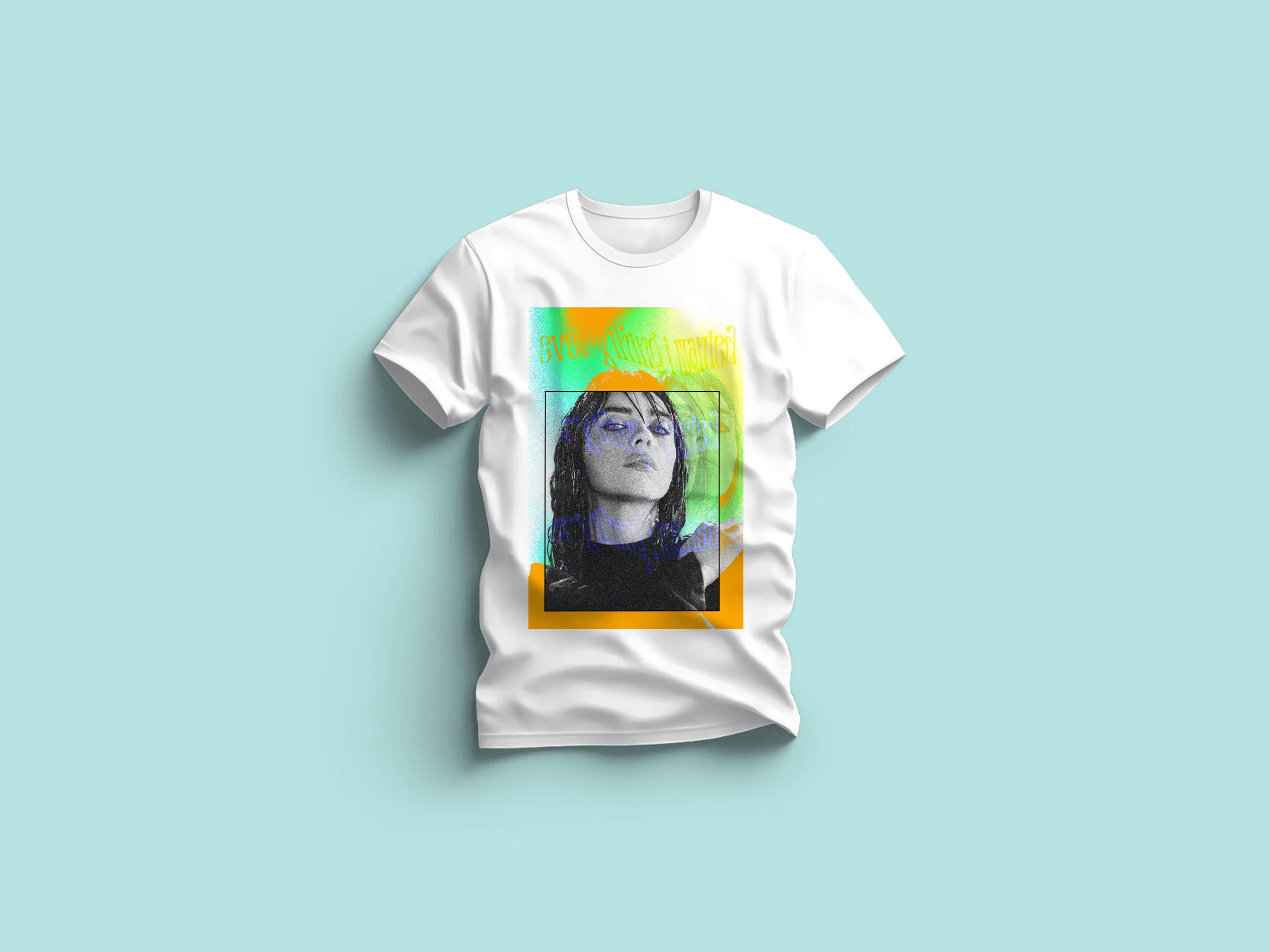T-shirt art mockup