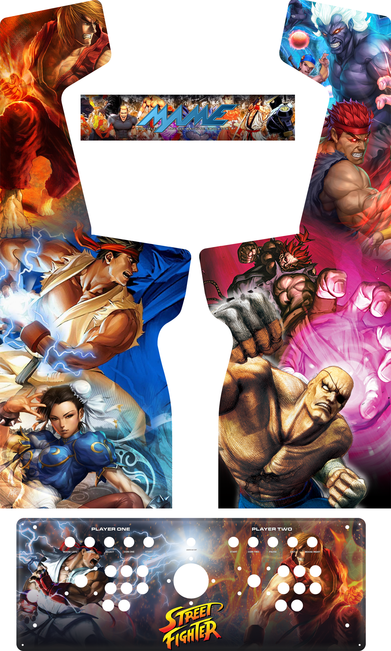 Custom arcade cabinet artwork